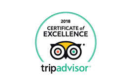 Trip Advisor Certificate of Excellence 2018